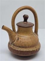 Top Handle Pottery Teapot