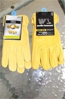2 Pairs of Medium Wells Lamont Leather Gloves