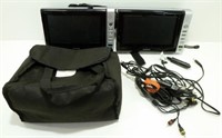 * Portable Audiovox Car DVD Player with 2 Screens
