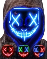 Colplay LED Halloween Rave Mask x2