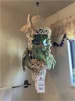 Beaded plant hanger