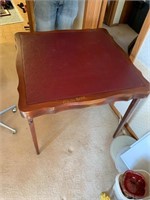 Wooden Card Table