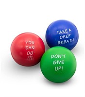 NEW Motivational Stress Balls 3-Pack