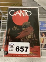 IDW COMIC - CANTO - AUTOGRAPHES