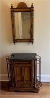 Entry Way Table and Coordinating Mirror