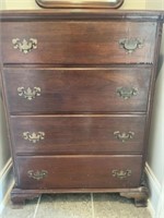 Solid Mahogany Chest of Drawers by Hugerford