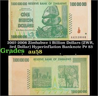2007-2008 Zimbabwe 1 Billion Dollars (ZWR, 3rd Dol