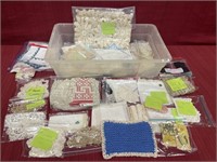 Lot of Doilies and Lace Tatting