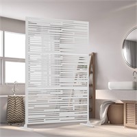 Elevens Privacy Screen  White-Lines