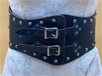 Studded Leather Kidney Belt