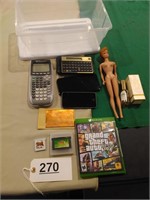 X-Box 1 Game, TI-84 Texas Instruments, Misc