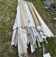 Large lot of Siding, J-Channel, Drip Cap, & Starts