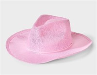 Straw Western Hat - Wild Fable Pink