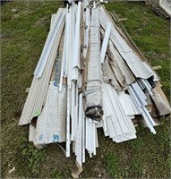 Large lot of Siding, J-Channel, Drip Cap, & Starts