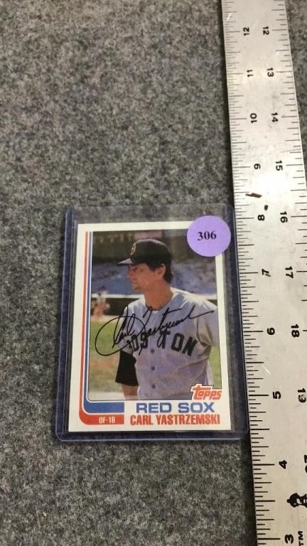 Carl Yastrzemski card