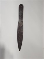 Black Jack throwing knife made in Effingham