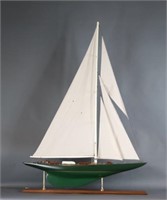 Model of America's Cup Yacht "Shamrock V"