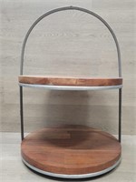 Hearth & Home by Magnolia Wood & Metal Tray