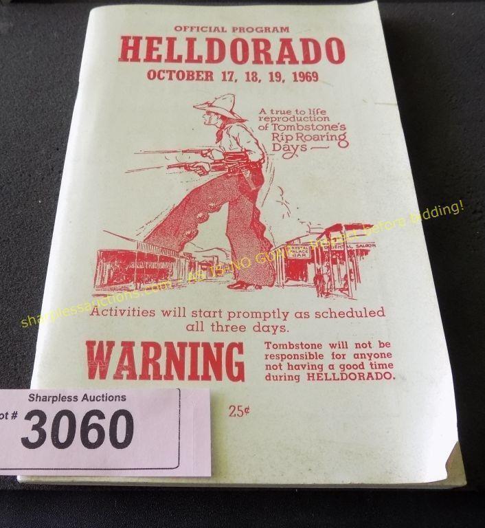 Official program Helldorado 1969   Tombstone