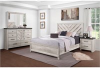 Queen Samuel Lawrence 4 pc Bedroom Suite