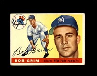 1955 Topps #80 Bob Grim VG to VG-EX+