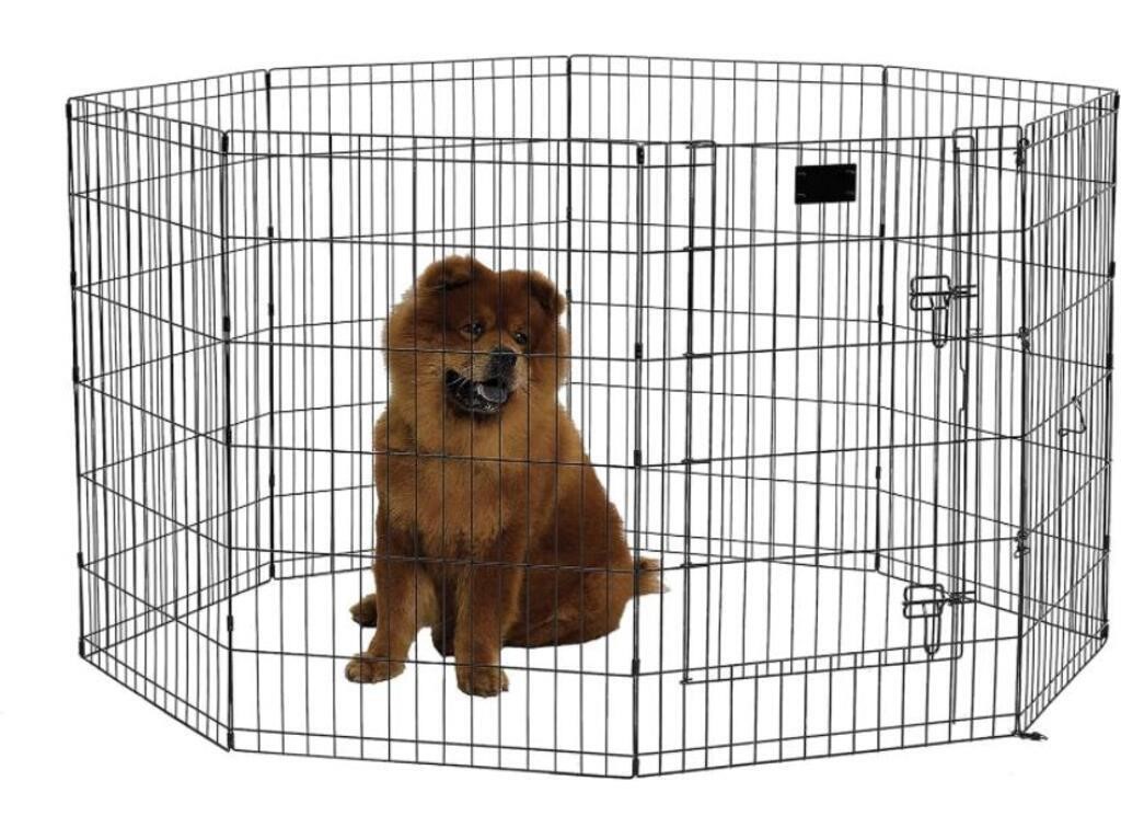 MIDWEST FOLDABLE METAL EXERCISE PEN 24x30IN