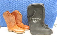 LUCCHESE Mens sz7B Cowboy Designer Boots