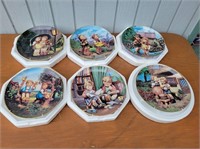 (6) Assorted HUMMEL Collectors Plates