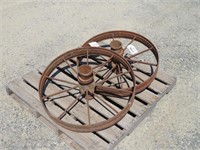 (2) Steel Wheels