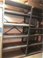 2 Metal Storage Shelves