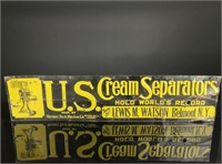 Vermont Farm Machine Co. US Cream Seperators Sign