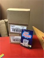 3 boxes SFE glass fuses-12 cards, 5 fuses per card