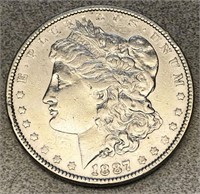 1887 Morgan silver dollar - not taxable
