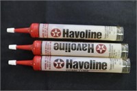 30 Texaco Havoline 1/2 FL OZ home lube tube