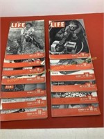 (13) Life magazines 1941