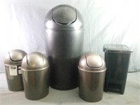 Various Sizes of Trash Cans Measure 12.5"- 26"