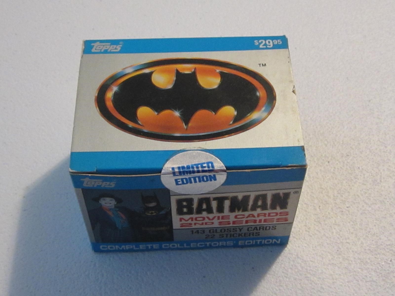 FACTORY SEALED BATMAN MOVIE CARDS AND STICKERS