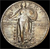 1929-S Standing Liberty Quarter NEARLY UNCIRCULATE