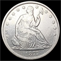 1875-S Seated Liberty Half Dollar CLOSELY