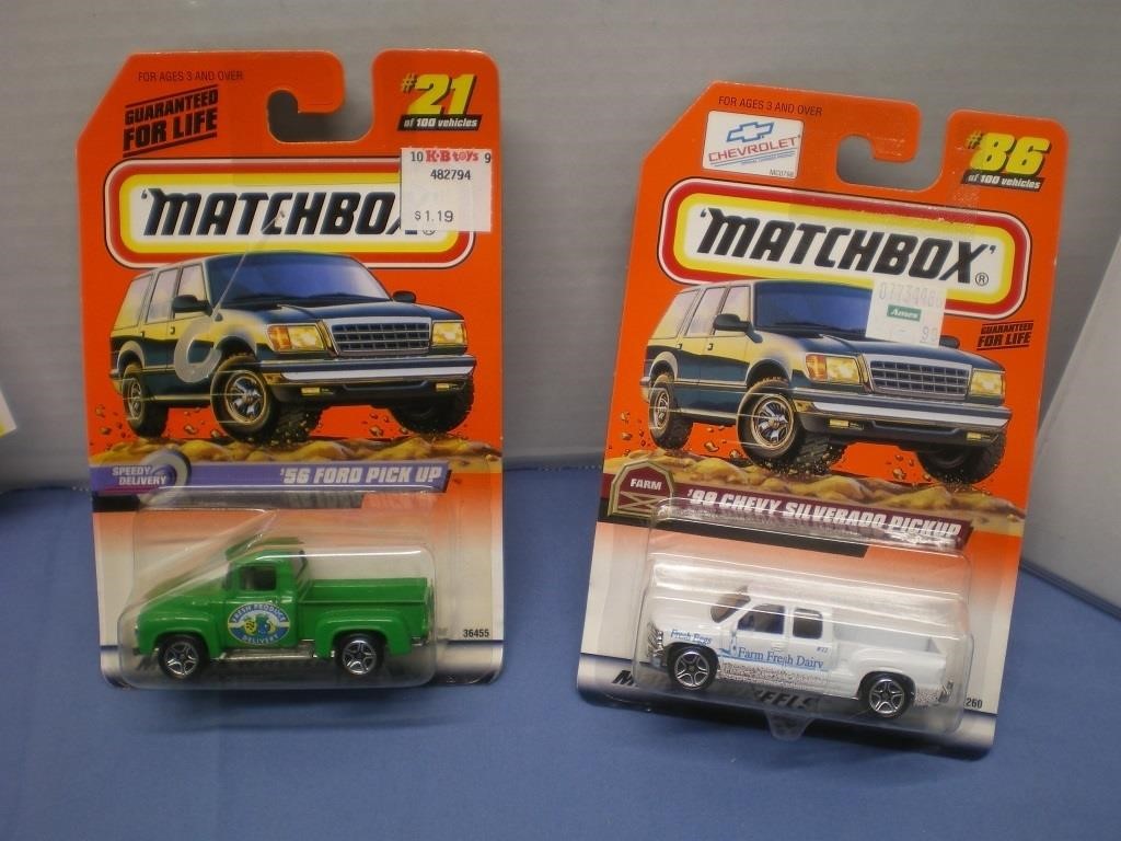 Pickup Trucks Matchbox Diecast, NOS