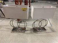 Lot of 2 Lamps w/Shades 24" MSRP $520