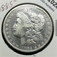 1885 O Morgan Dollar