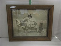 PICTURE vintage 13x16 be