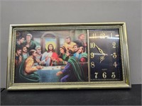 Vintage The Last Supper 3D Quarts Clock