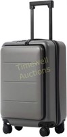 COOLIFE Luggage 20in Carry On  Titanium Gray