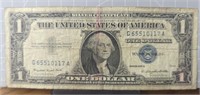 Silver certificate 1957 $1 banknote