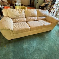 Leather Couch - pet damaged