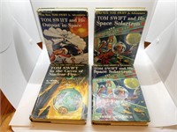 4 Pcs. Tom Swift Vintage Books