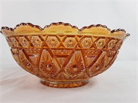 Carnival Glass Bowl Marigold