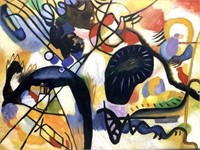 After Wassily Kandinsky Oil On Canvas